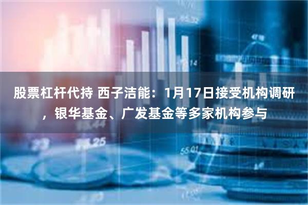 股票杠杆代持 西子洁能：1月17日接受机构调研，银华基金、广发基金等多家机构参与